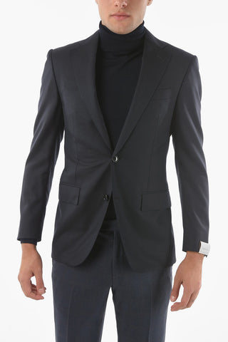 Virgin Wool LEADER Jacket With Notch Lapel