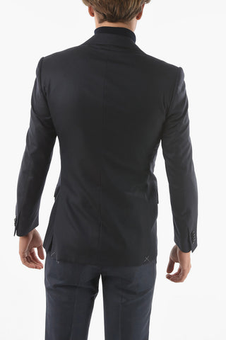 Virgin Wool LEADER Jacket With Notch Lapel