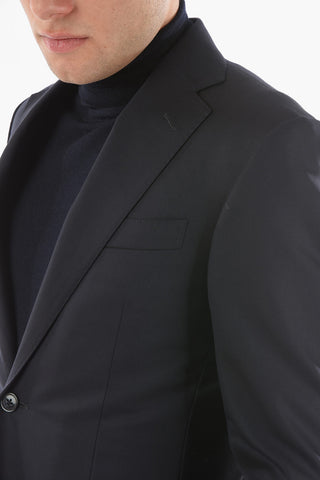 Virgin Wool LEADER Jacket With Notch Lapel
