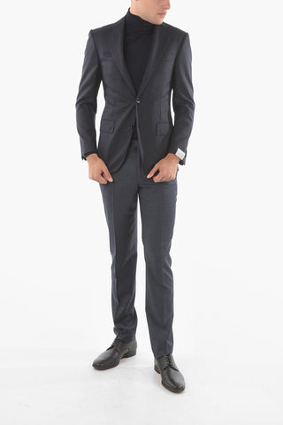Virgin Wool LEADER Jacket With Notch Lapel