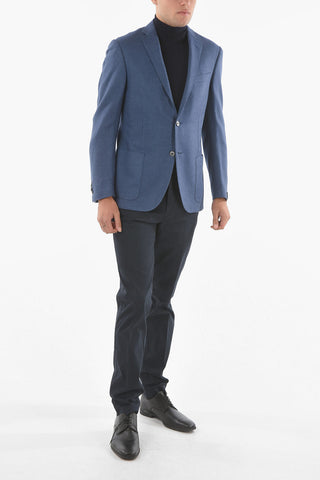 Side Vents Twill ACADEMY SOFT 2-Buttons Blazer