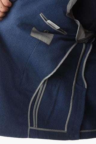 Side Vents Twill ACADEMY SOFT 2-Buttons Blazer