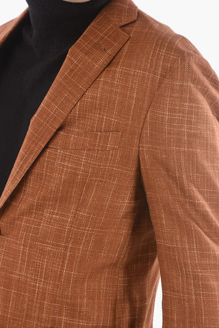 2-Knopf-Blazer GATE aus Seide mit klassischem Revers