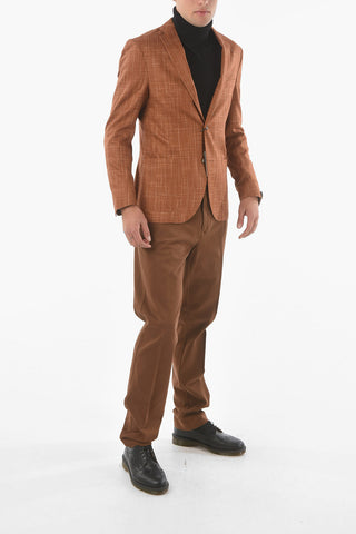 2-Knopf-Blazer GATE aus Seide mit klassischem Revers