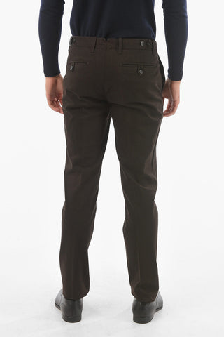 ID Belt Loops Stretch Cotton Chino Pants