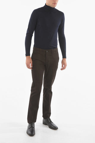 ID Belt Loops Stretch Cotton Chino Pants