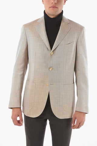 SARTORIA Giacca A 3 bottoni Plain Herringbone Due Spacchi Revers Classico