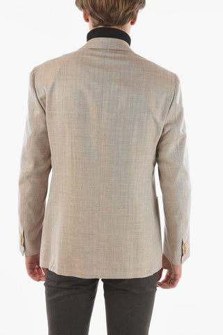 SARTORIA Giacca A 3 bottoni Plain Herringbone Due Spacchi Revers Classico