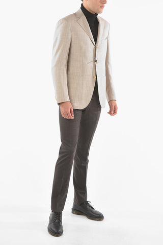 SARTORIA Giacca A 3 bottoni Plain Herringbone Due Spacchi Revers Classico