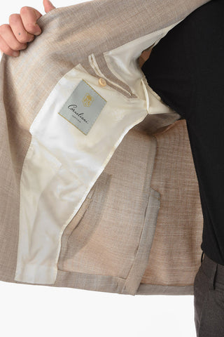 SARTORIA Giacca A 3 bottoni Plain Herringbone Due Spacchi Revers Classico