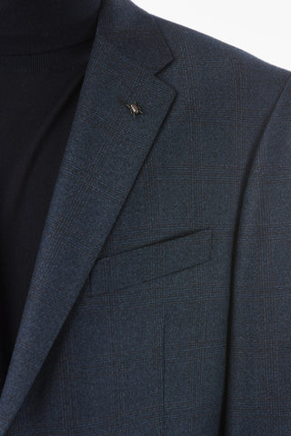CC COLLECTION District Check Motif RIGHT Virgin Wool Suit