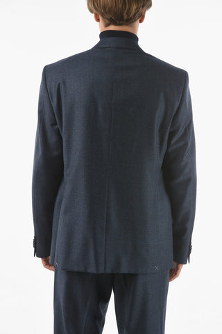 CC COLLECTION District Check Motif RIGHT Virgin Wool Suit
