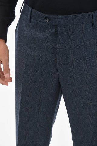 CC COLLECTION District Check Motif RIGHT Virgin Wool Suit