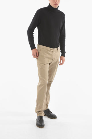 ID Regular Waist Stretch Cotton Chino Pants