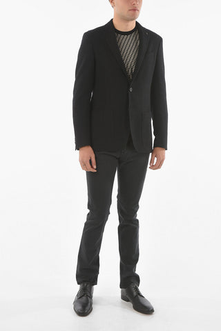 CC COLLECTION Half-lined RIGHT Notch Lapel Blazer