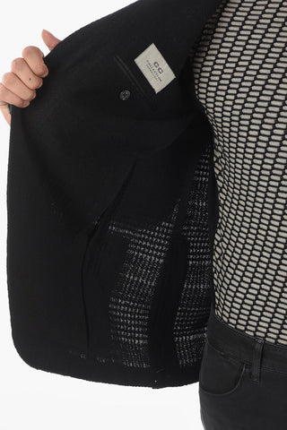 CC COLLECTION Half-lined RIGHT Notch Lapel Blazer