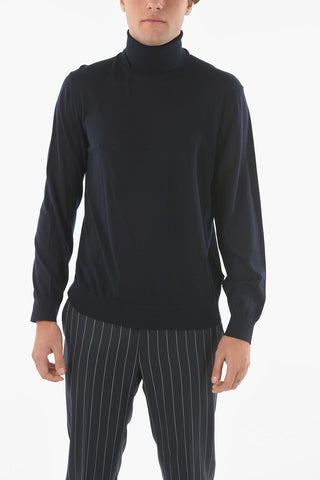 ZZEGNA Wool Lightweight Turtleneck Sweater