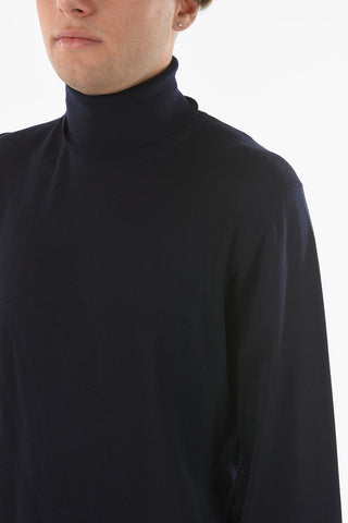 ZZEGNA Wool Lightweight Turtleneck Sweater