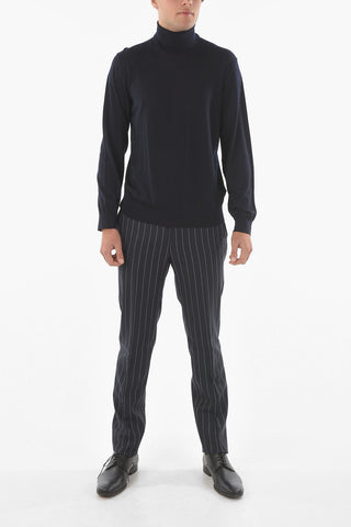 ZZEGNA Wool Lightweight Turtleneck Sweater