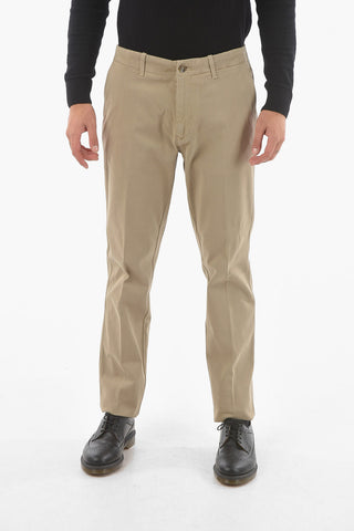 ID Solid Color Stretch Cotton Chino Pants