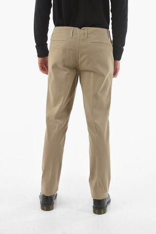ID Solid Color Stretch Cotton Chino Pants