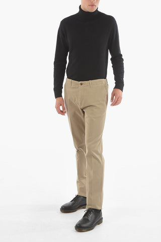 ID Solid Color Stretch Cotton Chino Pants