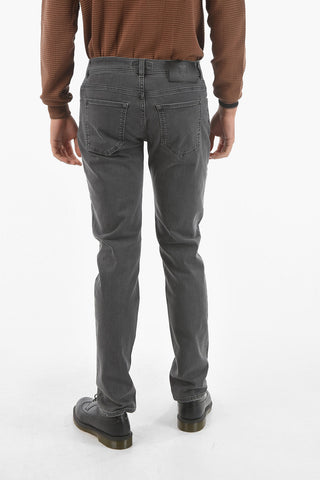 Jeans 5 Tasche Slim Fit con Passanti