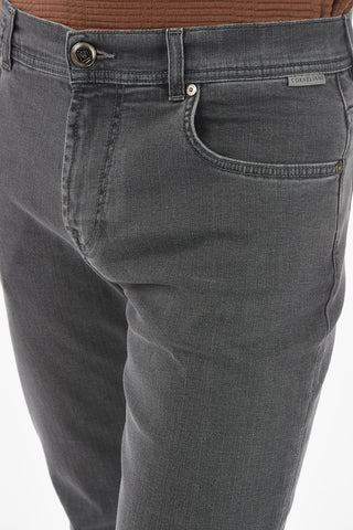 Jeans 5 Tasche Slim Fit con Passanti