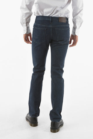 ID LUXURY DENIM 5 Pocket Slim Fit Denims with Logoed Back Pockets