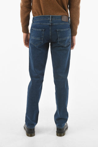 ID 5 Pocket Dark Wash Straight Fit Denims