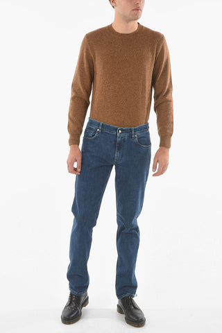 ID 5 Pocket Dark Wash Straight Fit Denims