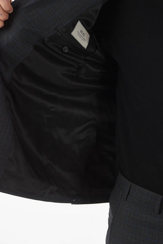 CC COLLECTION 2 Button RIGHT Windowpane Check Suit