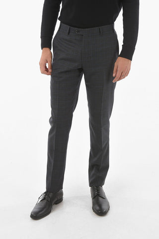 CC COLLECTION 2 Button RIGHT Windowpane Check Suit