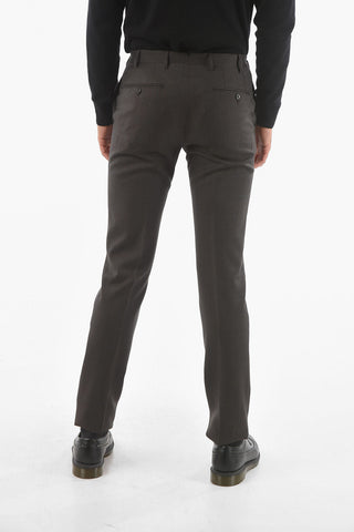 Windowpane Check Virgin Wool ACADEMY Trousers
