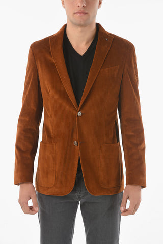 CC COLLECTION Half-lined RIGHT Corduroy Blazer