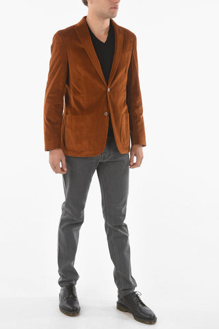 CC COLLECTION Half-lined RIGHT Corduroy Blazer