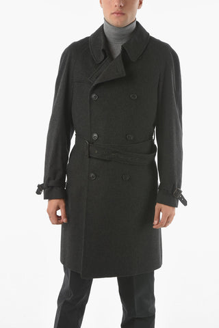 Cashmere Double Breasted Balmacaan Coat