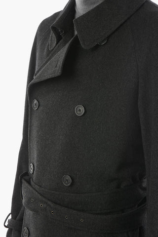 Cashmere Double Breasted Balmacaan Coat