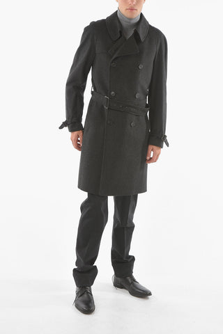 Cashmere Double Breasted Balmacaan Coat