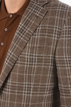 Blazer 2 Bottoni GATE in Tweed di Misto Lana