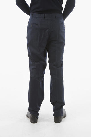 Wool MANTUA Trousers with Scalloped Hem