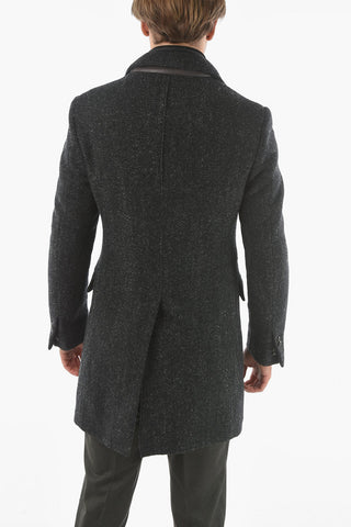 ID Bouclè chesterfield Coat with Removable Chest Piece