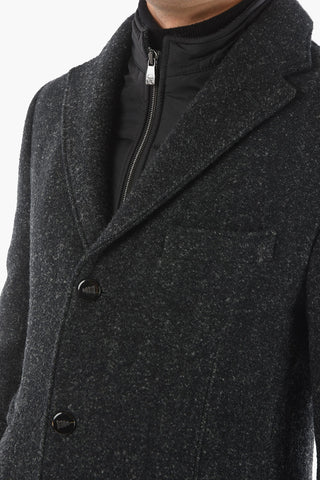 ID Bouclè chesterfield Coat with Removable Chest Piece