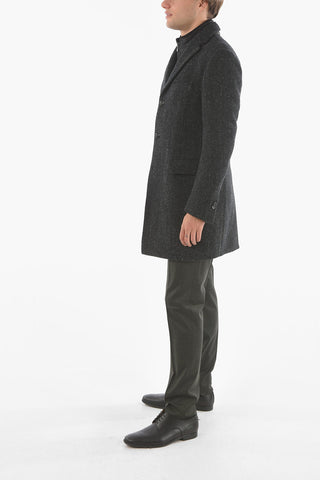 ID Bouclè chesterfield Coat with Removable Chest Piece