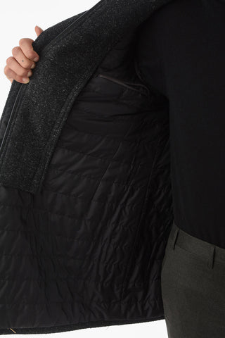 ID Bouclè chesterfield Coat with Removable Chest Piece