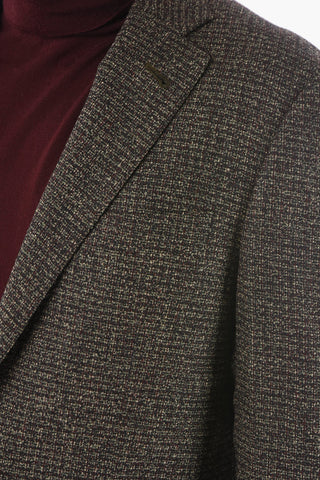 Tweed Wool-blend GATE 2-button Blazer with Patch Pockets