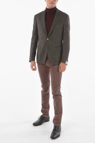 Tweed Wool-blend GATE 2-button Blazer with Patch Pockets