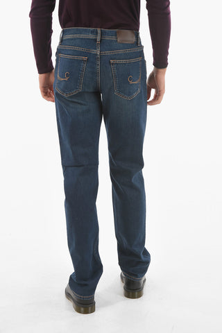 ID 5 Pockets Dark Wash Straight Fit Denims 20cm