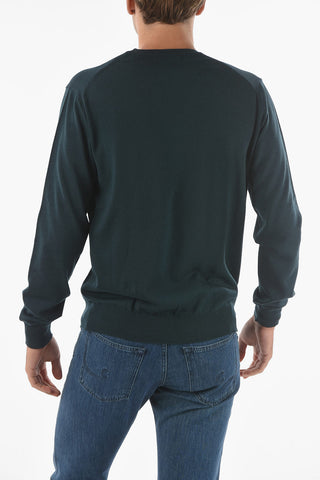 V Neck Virgin Wool Sweater