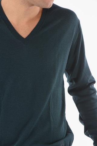 V Neck Virgin Wool Sweater
